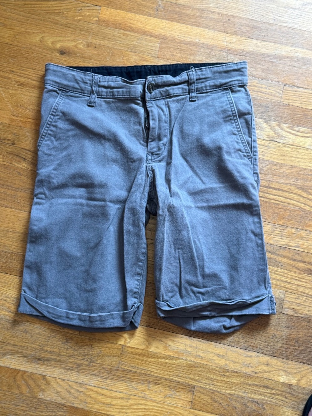Boys Gray Chino Shorts